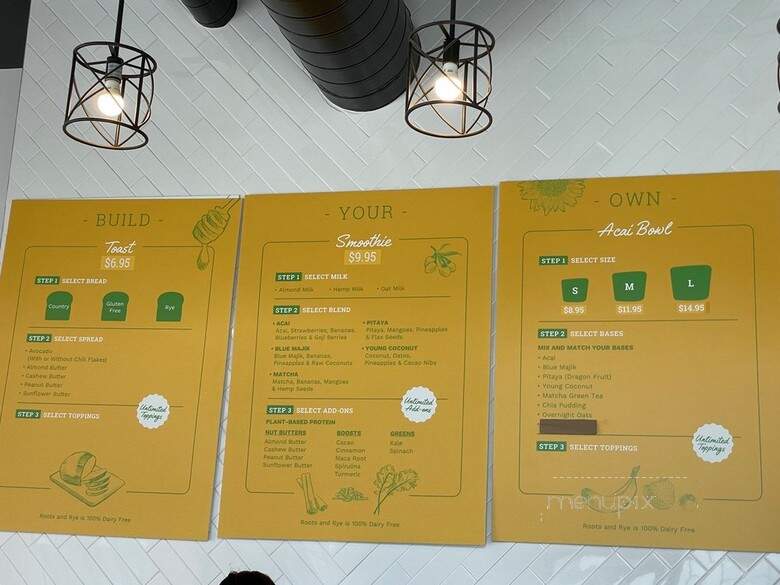 Roots & Rye - Pasadena, CA menu_pic