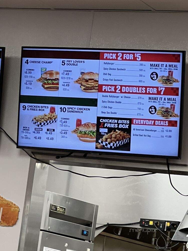 Rally's - Sacramento, CA menu_pic