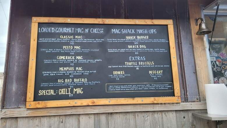 The Mac Shack Nashville - Nashville, TN menu_pic