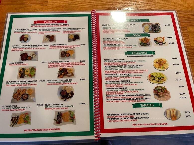 Tacos Mexican Grill - Union, NJ menu_pic