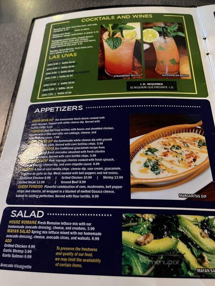 Las Margaritas - Louisville, KY menu_pic