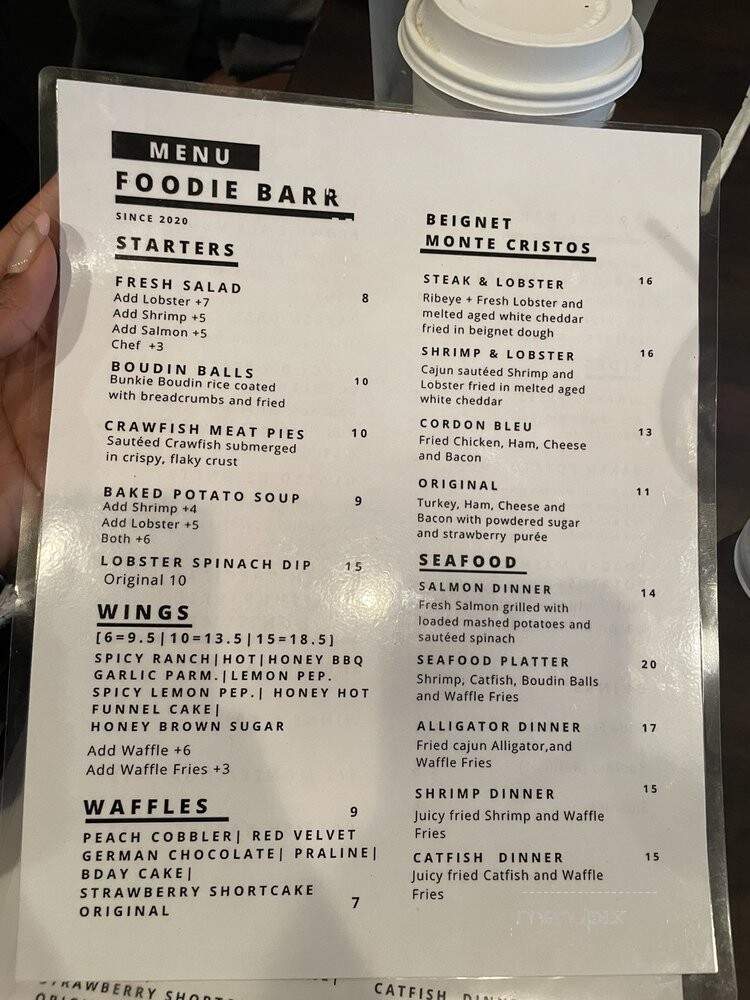 The Foodie Barr - Cypress, TX