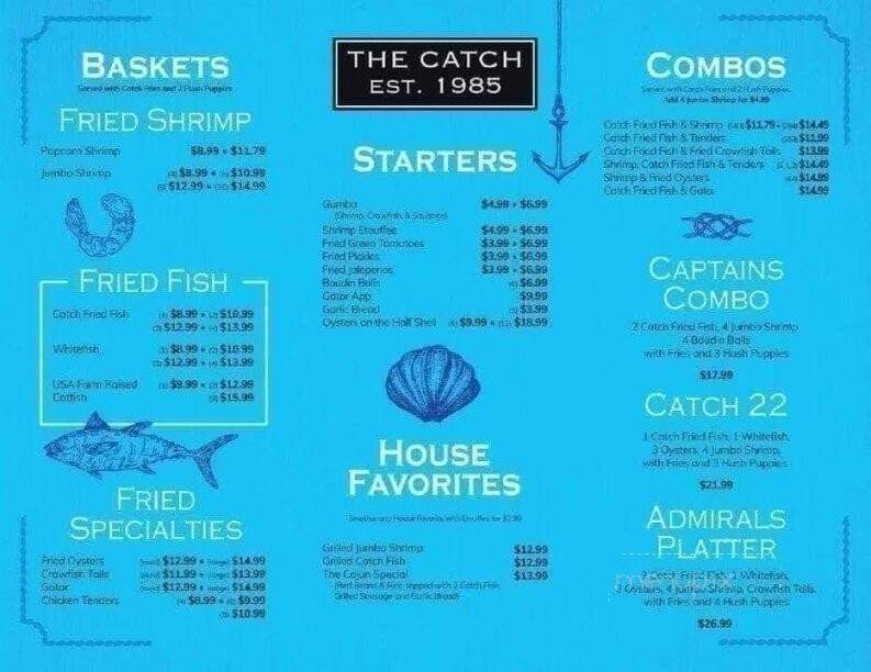 The Catch - Houston, TX menu_pic