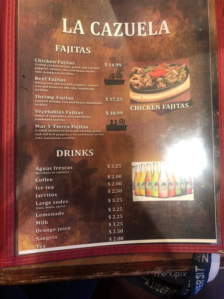 La Cazuela Mexican - Lynnwood, WA menu_pic