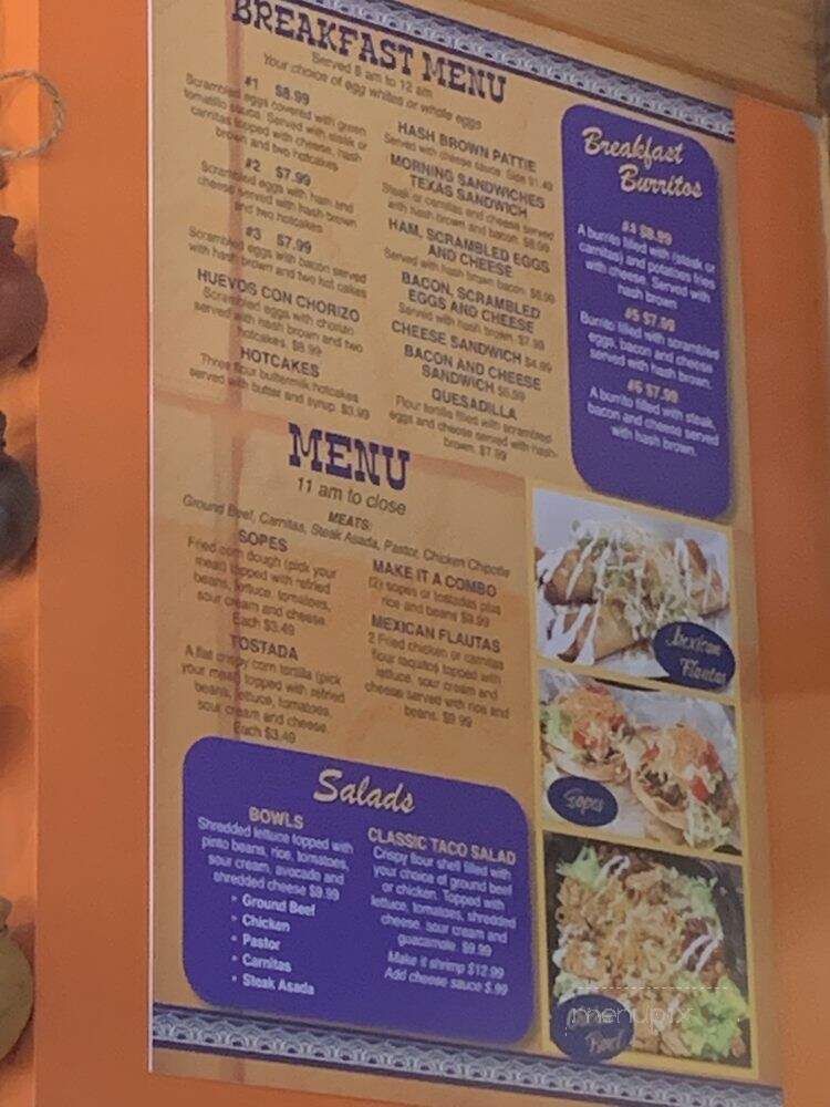 Mi Vallerta Mexican Speedy Food - Gaylord, MI menu_pic