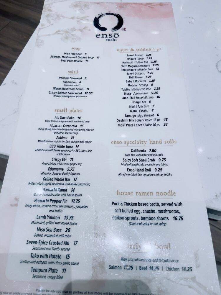 Enso Sushi - Brooks, CA