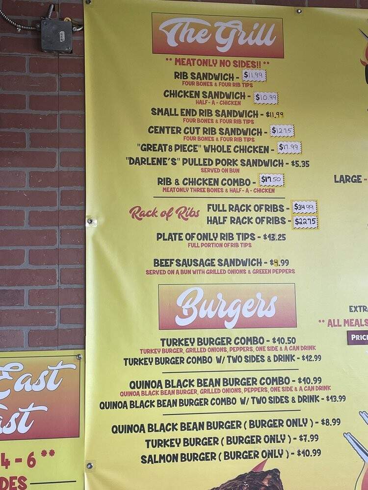 GQ's Bar B Que - Atlanta, GA menu_pic