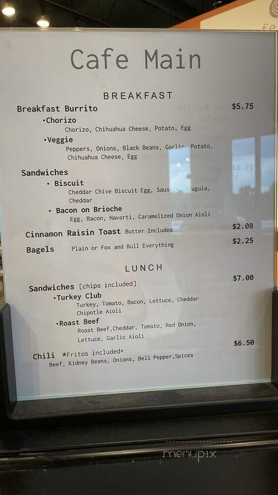 Cafe Main - Kansas City, MO menu_pic
