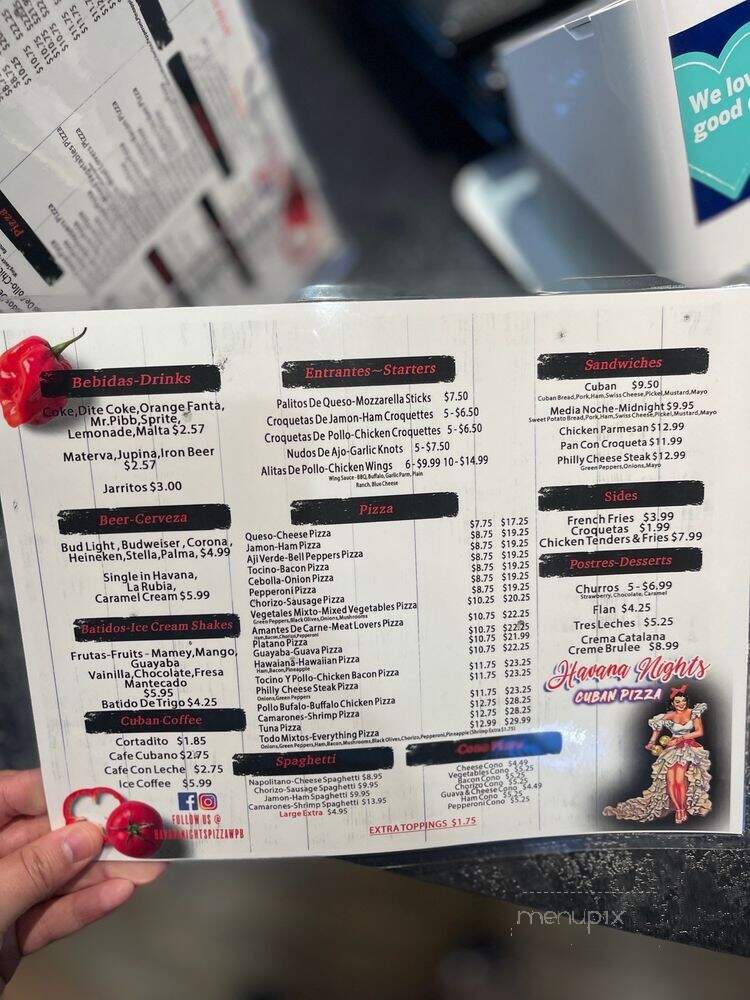 Havana Nights Cuban Pizza - Port St Lucie, FL menu_pic