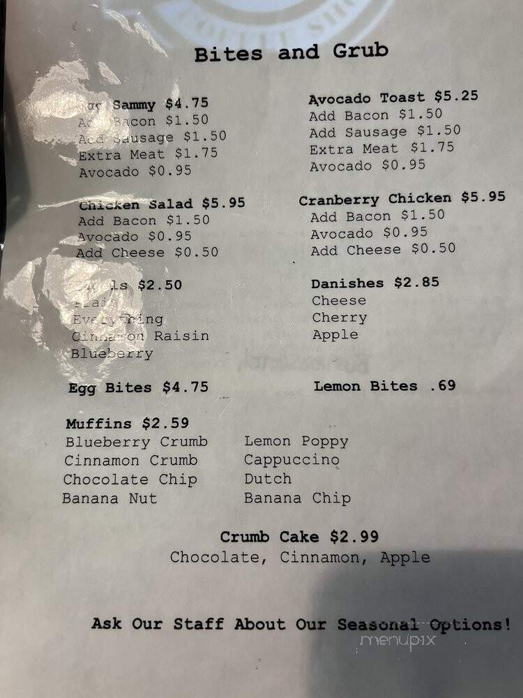 Lucky Cup Coffee Shop - Virginia Beach, VA menu_pic