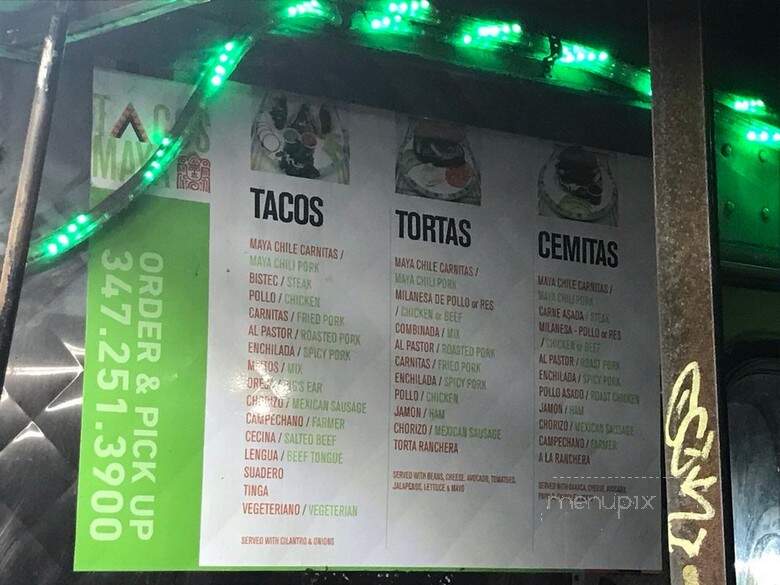 Tacos Maya - Jamaica, NY menu_pic