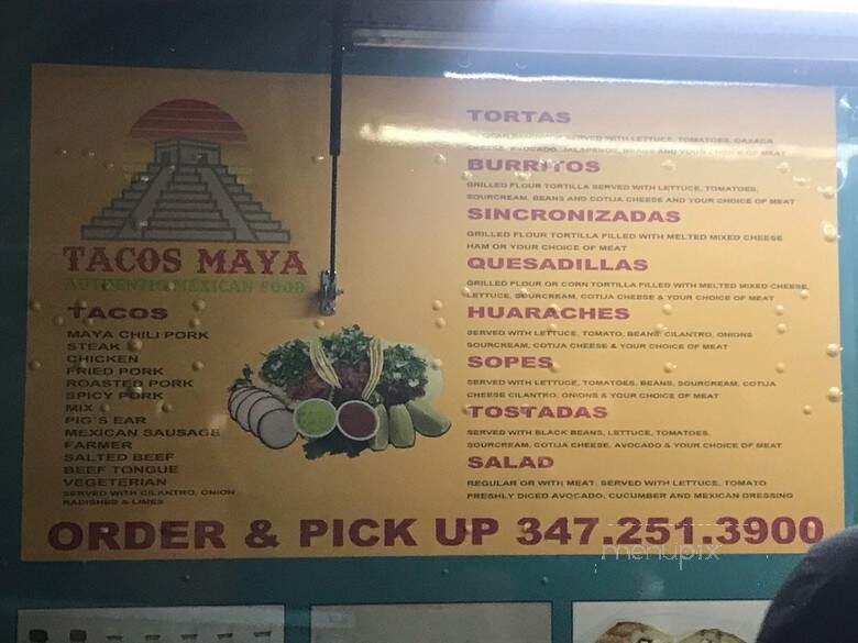 Tacos Maya - Jamaica, NY menu_pic