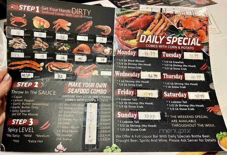 Red Crab - Warwick, RI menu_pic