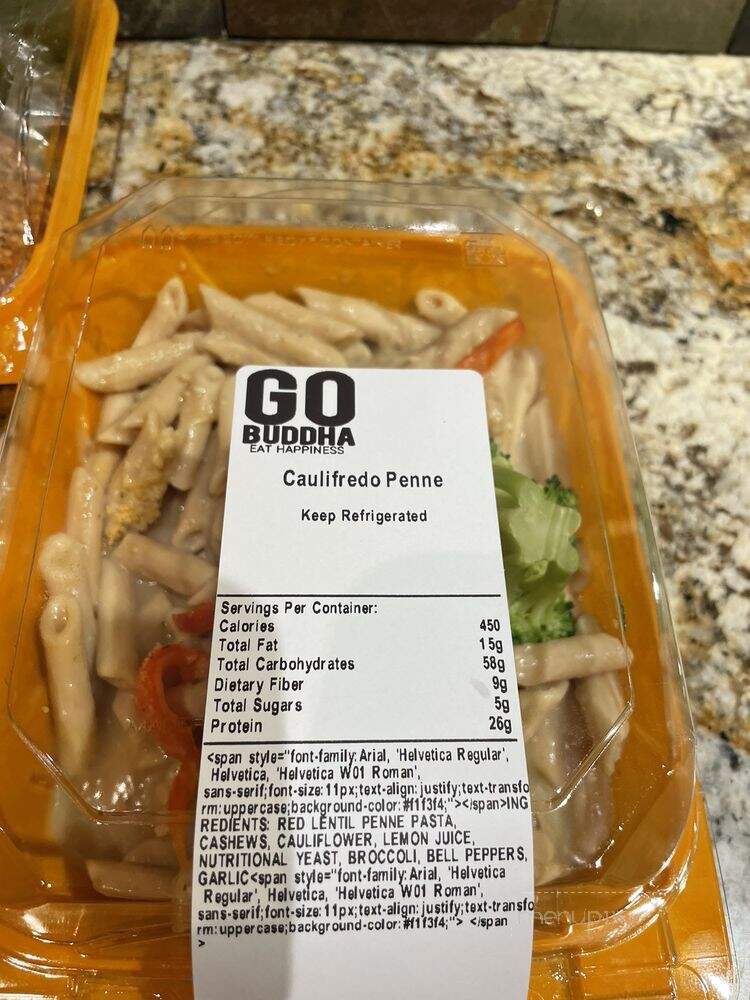 Go Buddha Meals - Rocky River, OH menu_pic