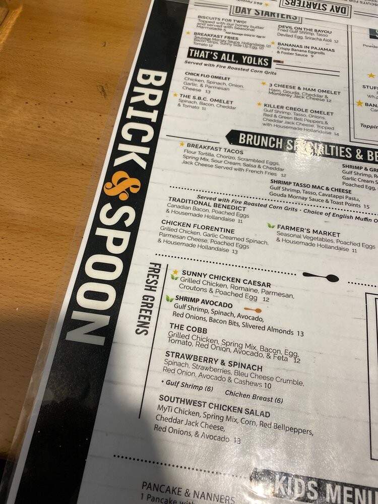 Brick & Spoon - Lafayette, LA menu_pic