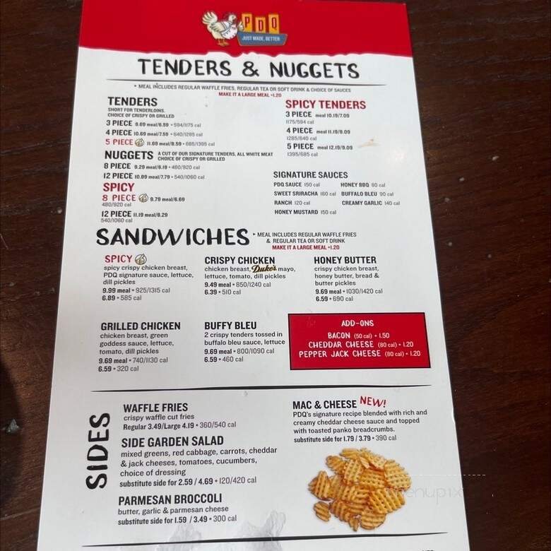PDQ - Naples, FL menu_pic