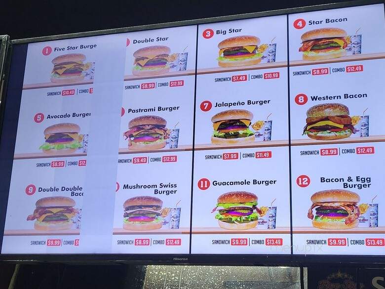 Five star Burger - Stockton, CA