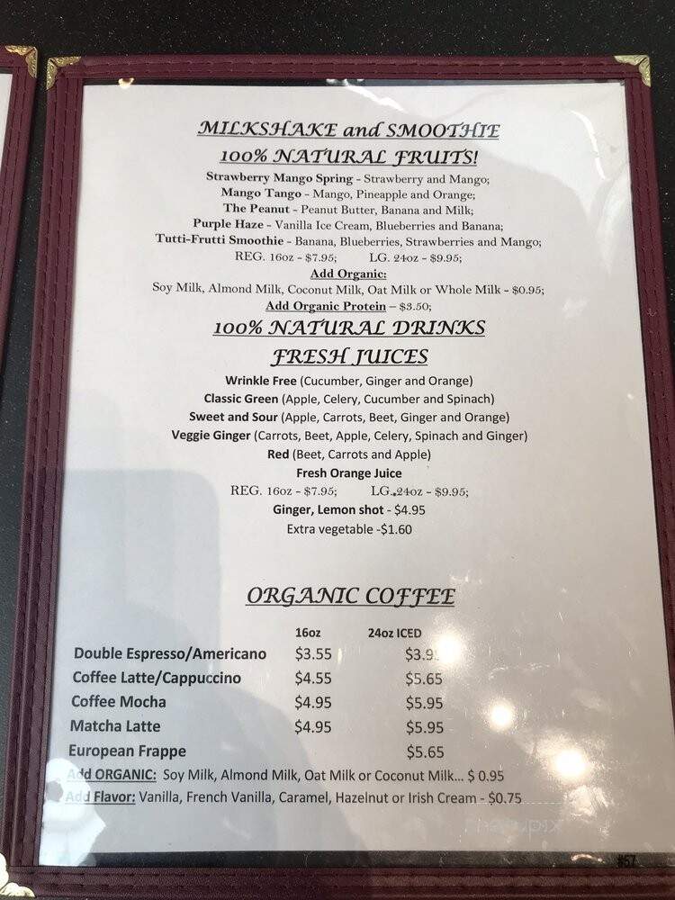 La Creme Cafe - Los Angeles, CA menu_pic