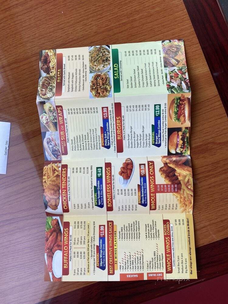 American Best Wings - Salisbury, MD menu_pic