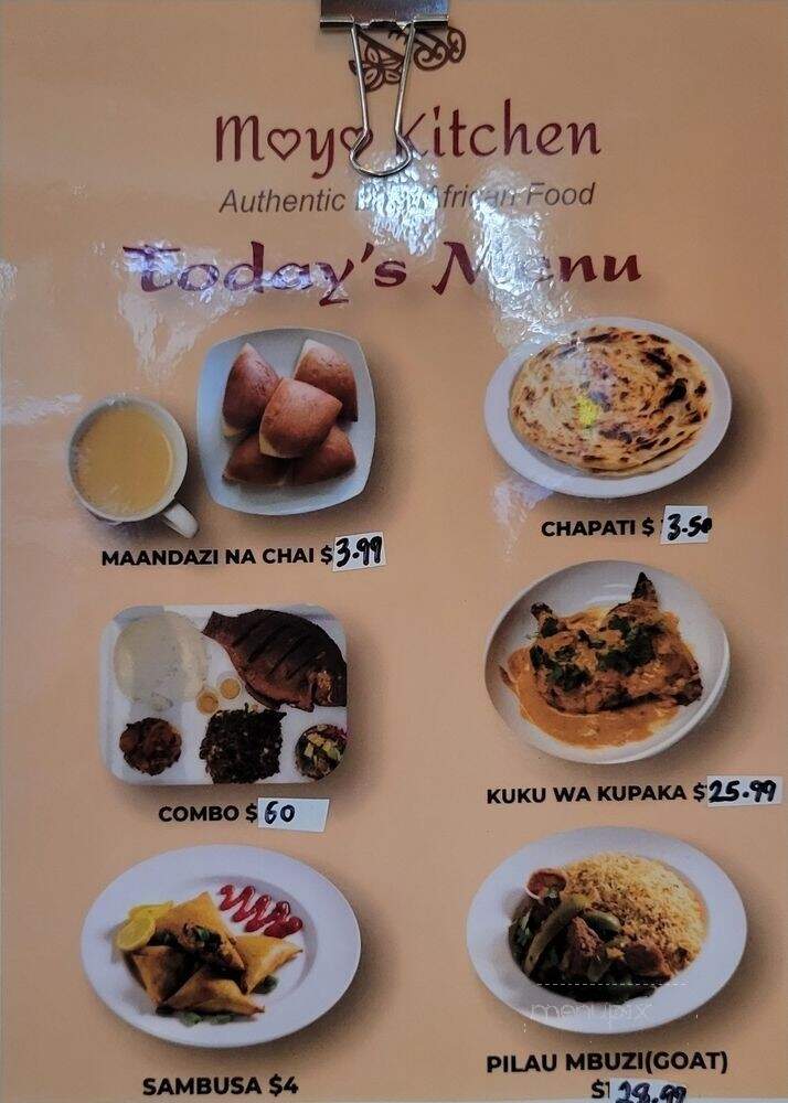 Spice Bridge - Tukwila, WA menu_pic
