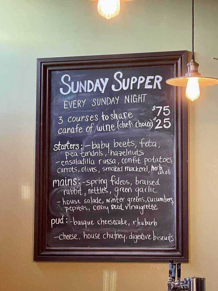 Thistle and Leek - Newton, MA menu_pic