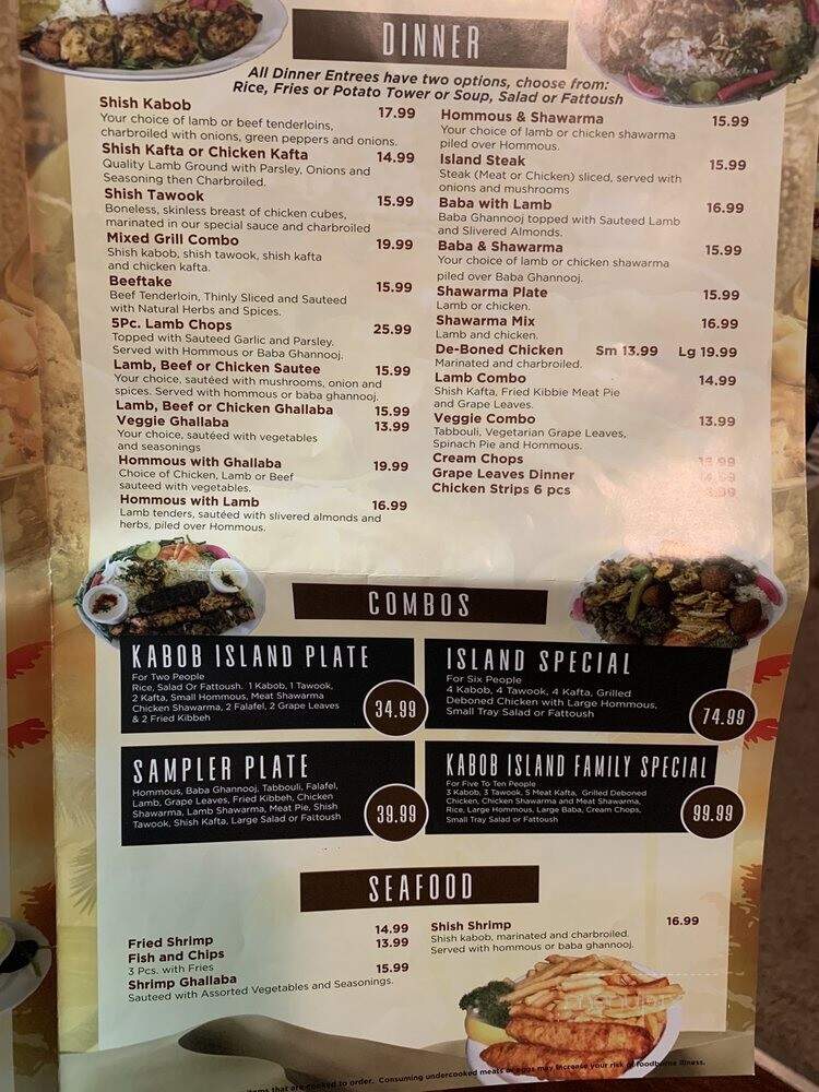 Ka Bob Island & Grill - Sterling Heights, MI menu_pic