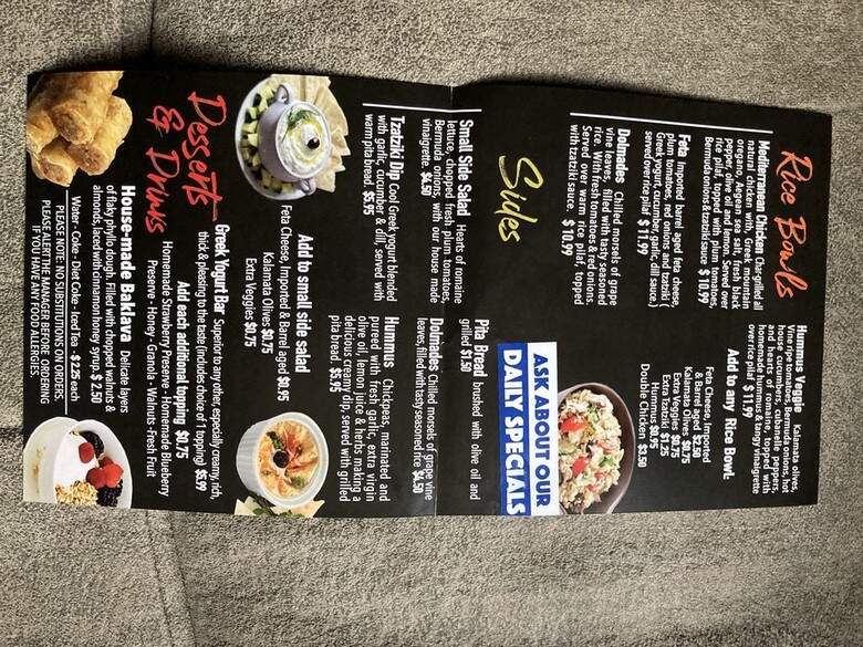Papous Pita - Biddeford, ME menu_pic