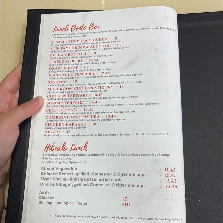 Sushishima - Castle Hills, TX menu_pic