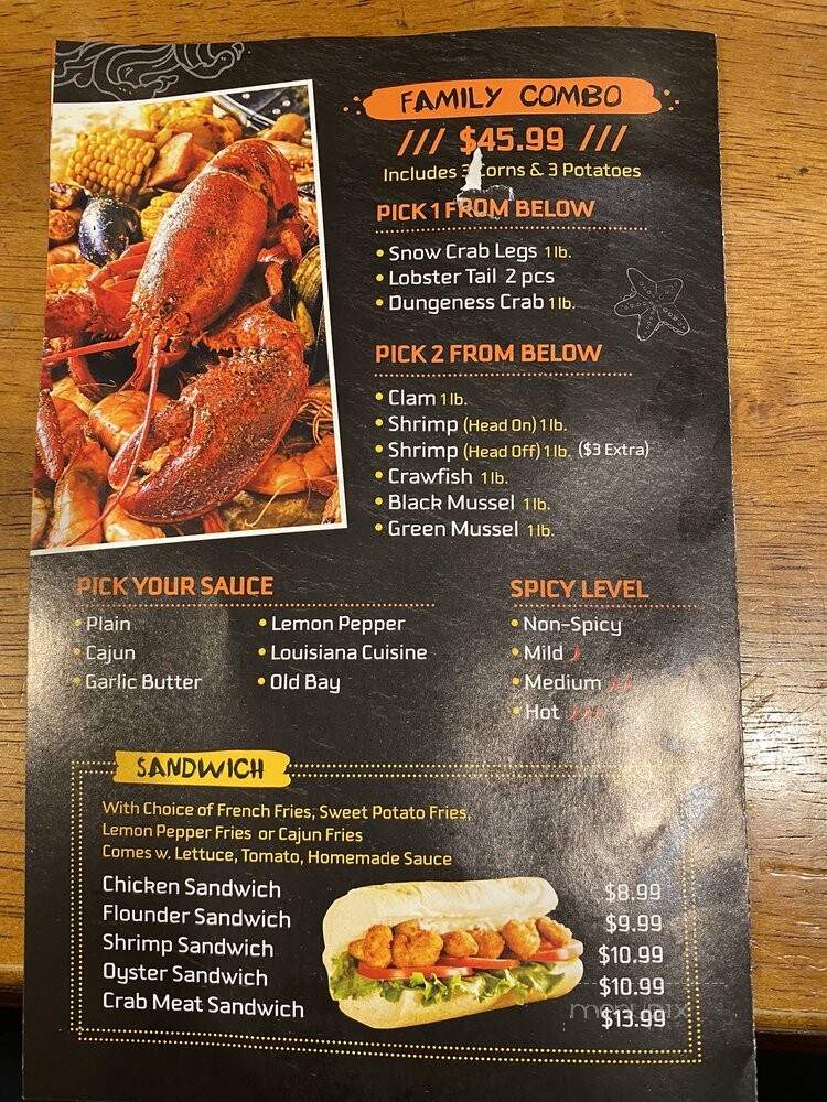 The Boiling Palace - queens village, NY menu_pic