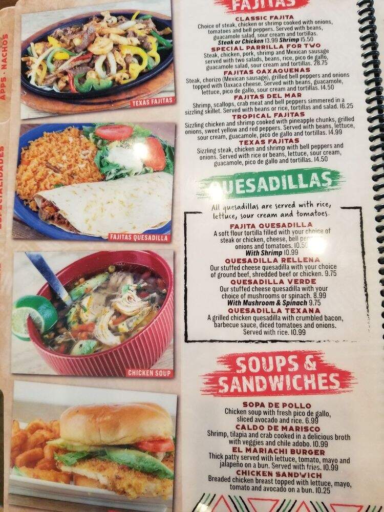 El Mariachi Mexican Restaurant & Cantina - Lexington, KY menu_pic