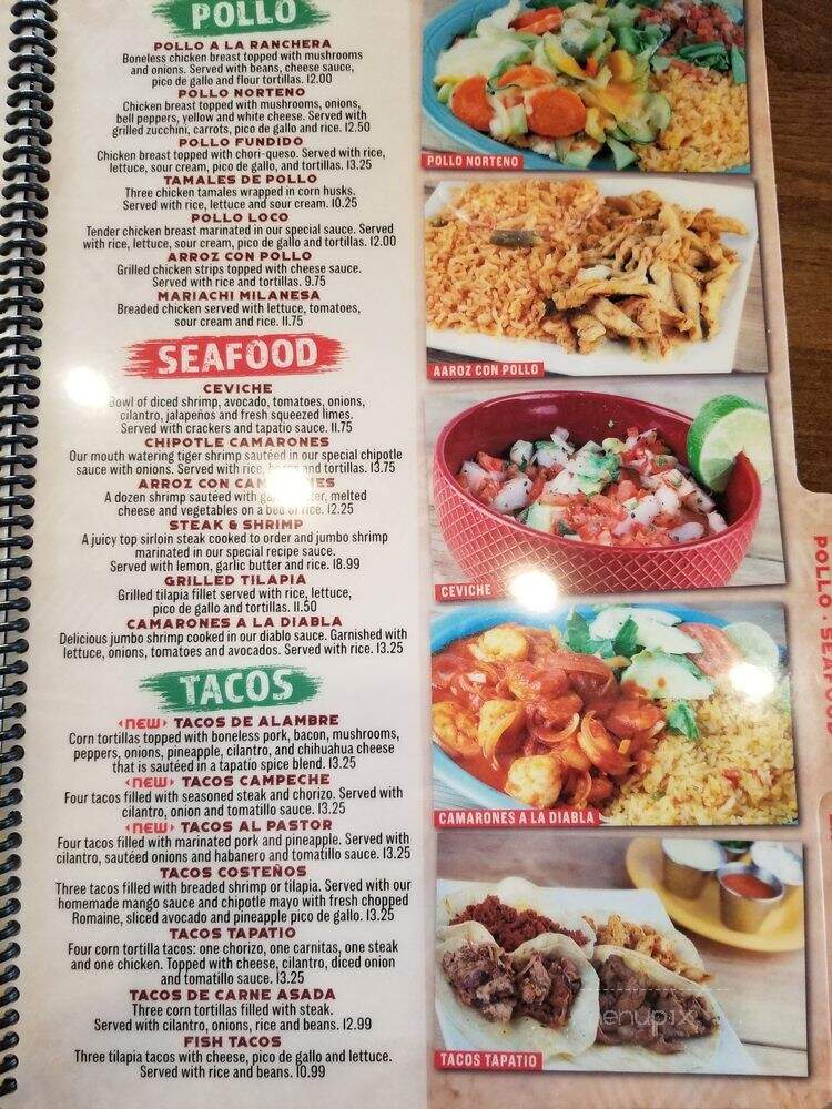 El Mariachi Mexican Restaurant & Cantina - Lexington, KY menu_pic