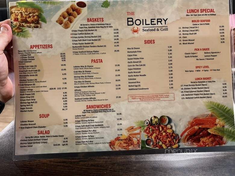 The Boilery Seafood & Grill - Waterbury, CT menu_pic