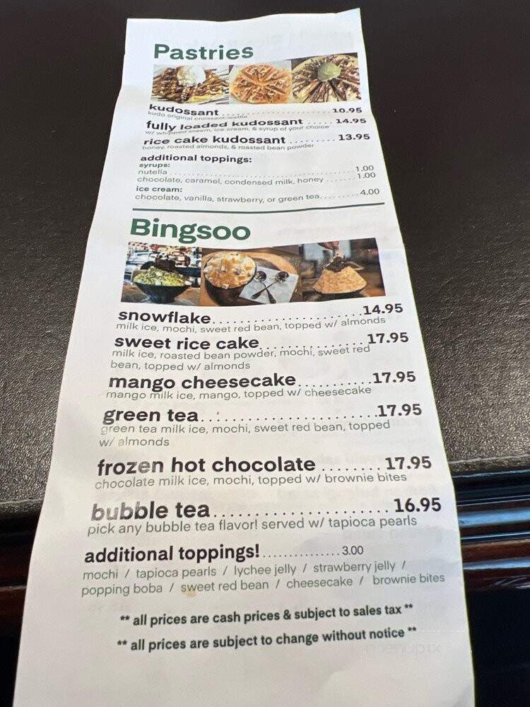 Kudo Society Teaneck - Teaneck, NJ menu_pic