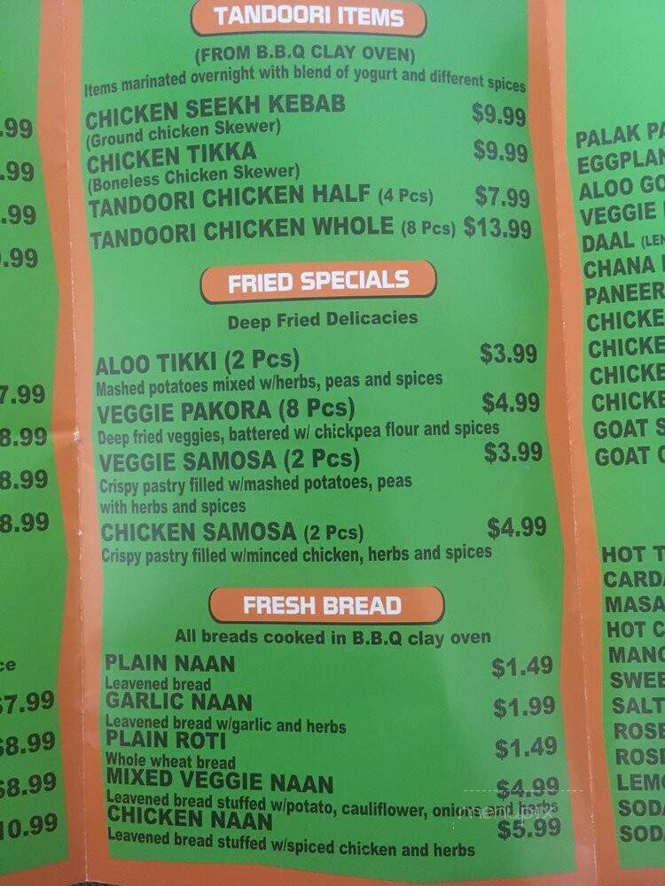 Curry Boys - Huntington Park, CA menu_pic