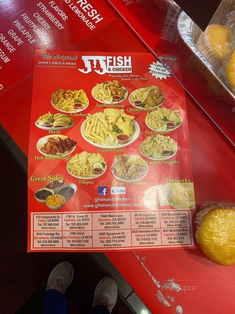 JJ Fish and Chicken - Stockton, CA menu_pic