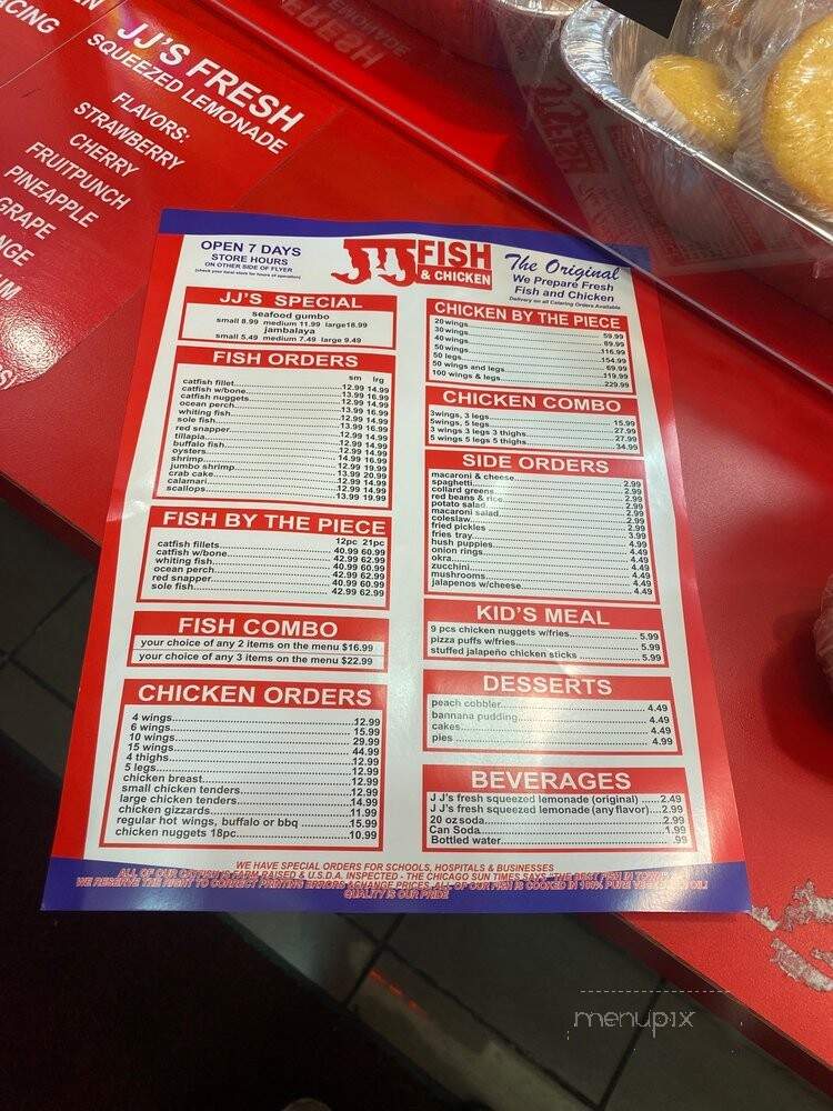 JJ Fish and Chicken - Stockton, CA menu_pic