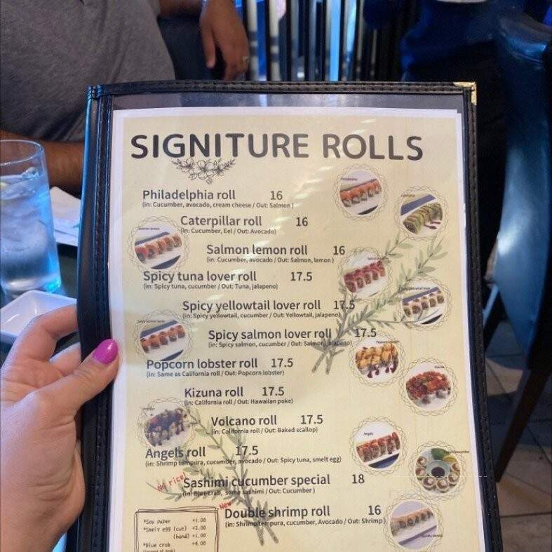 Sushi Kizuna - Aliso Viejo, CA menu_pic