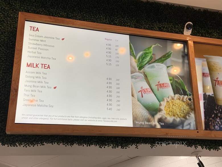 7 Leaves Cafe - Fullerton, CA menu_pic