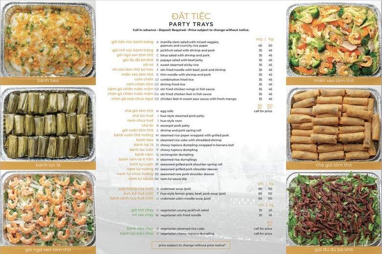 5 Stars Hue Restaurant - Alhambra, CA menu_pic