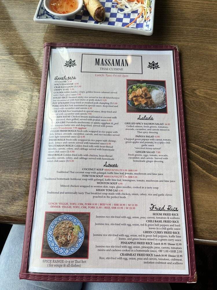 Massaman Thai Cuisine - Dayton, OH