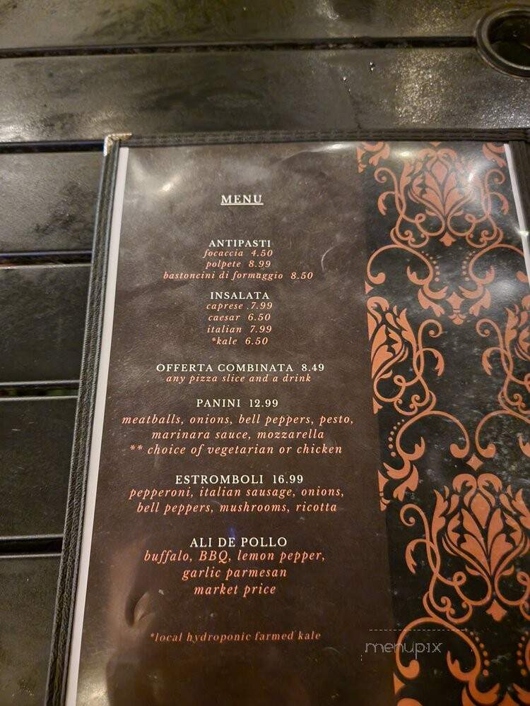 Pizzeria Vesuvio - San Antonio, TX menu_pic