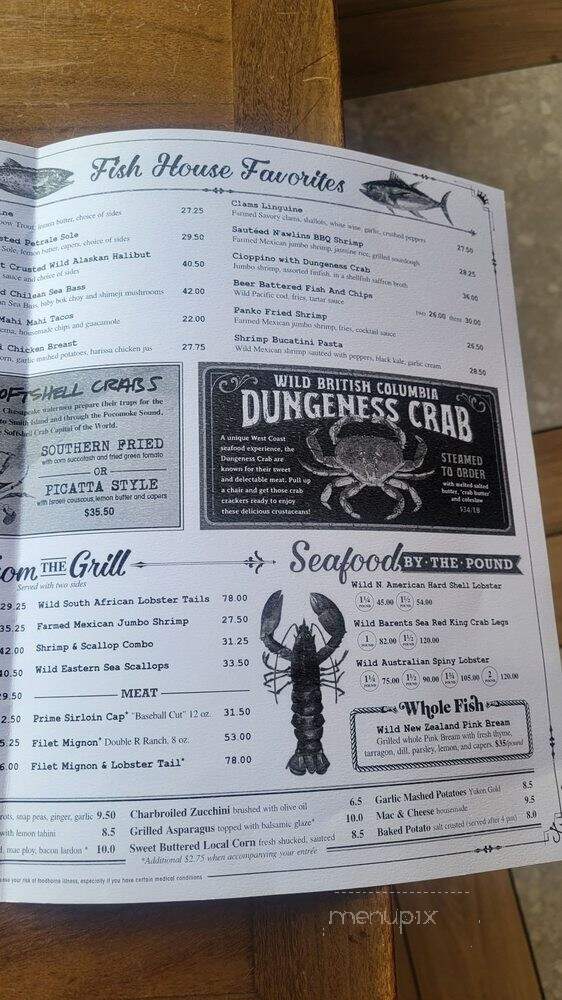 King's Fish House - San Jose, CA menu_pic