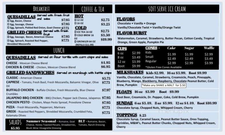 Almost Grown Play Cafe - Dripping Springs, TX menu_pic