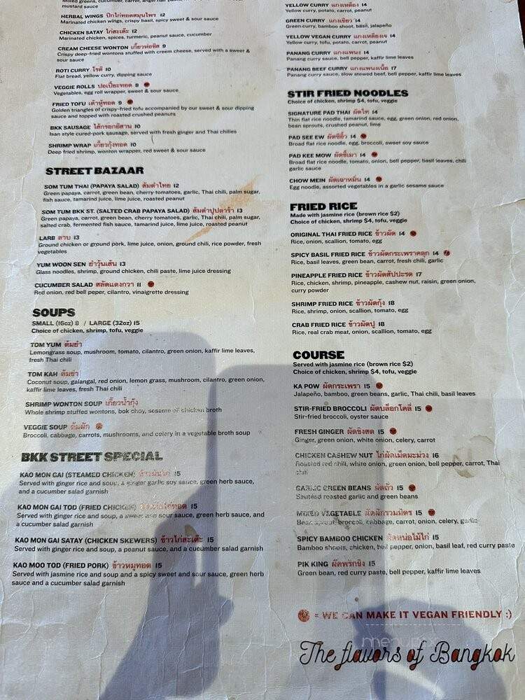 Bkk Street Thai Eatery - Hawthorne, CA menu_pic