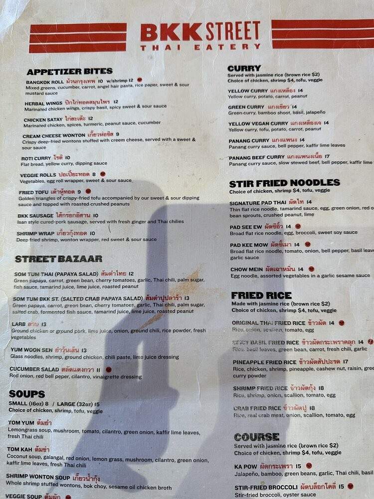 Bkk Street Thai Eatery - Hawthorne, CA menu_pic