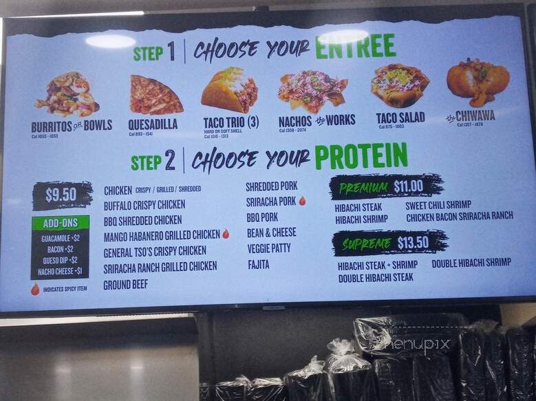 Bubbakoo's Burritos - Las Vegas, NV menu_pic