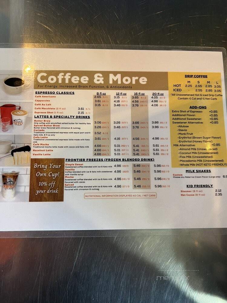 Kodiak Keto - Livermore, CA menu_pic