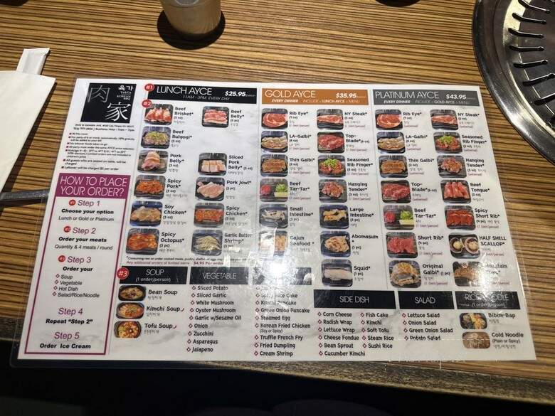 Yukga Korean BBQ - Las Vegas, NV menu_pic