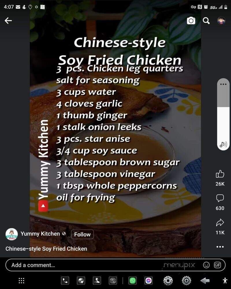 Cluck & Blaze - Glendale, CA menu_pic