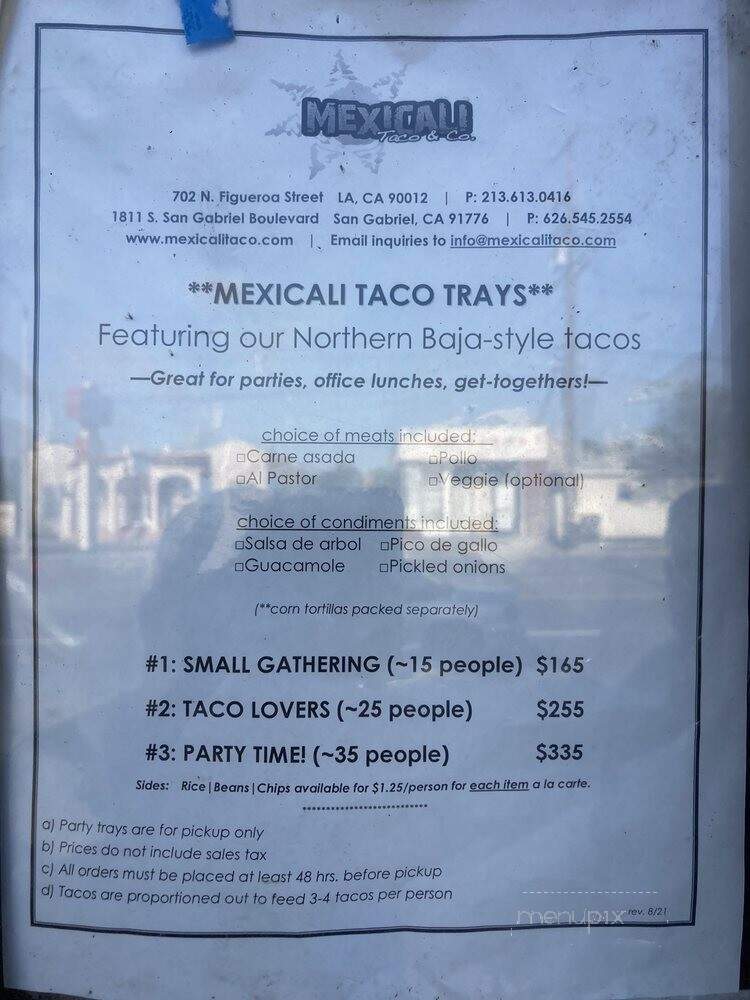 Mexicali Taco & Co - San Gabriel, CA